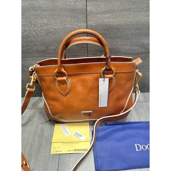 Dooney & Bourke Florentine Leather Short Handle Shopper Natural bag A613857 - Picture 3 of 14